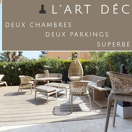 L'Art Deco : 2 Chambres // Superbe Jardin *